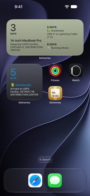 Deliveries 截图