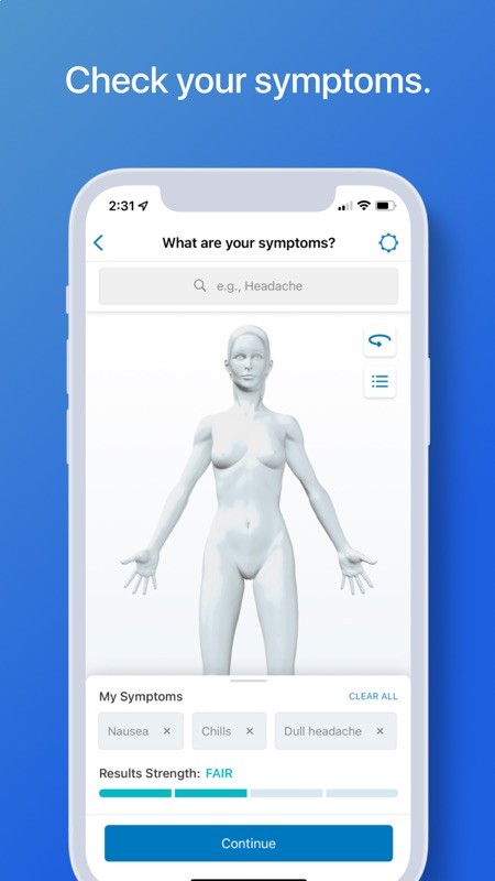 WebMD 截图