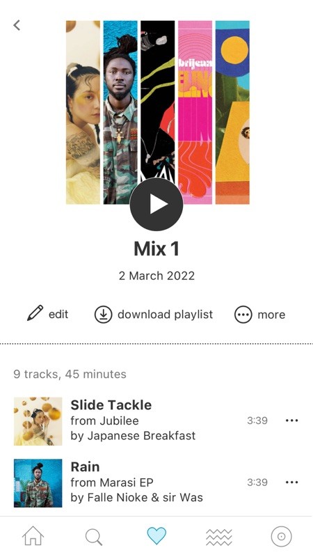 Bandcamp 截图