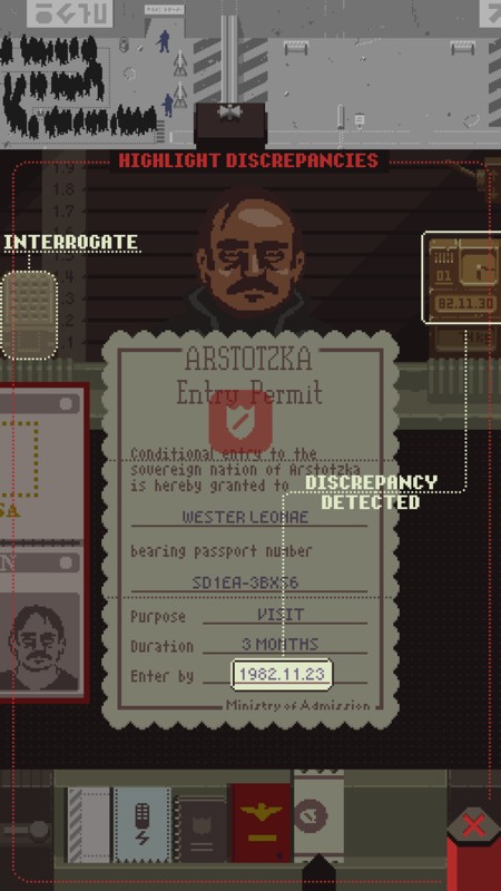 Papers, Please 截图