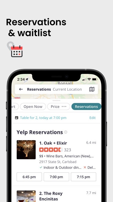 Yelp 截图