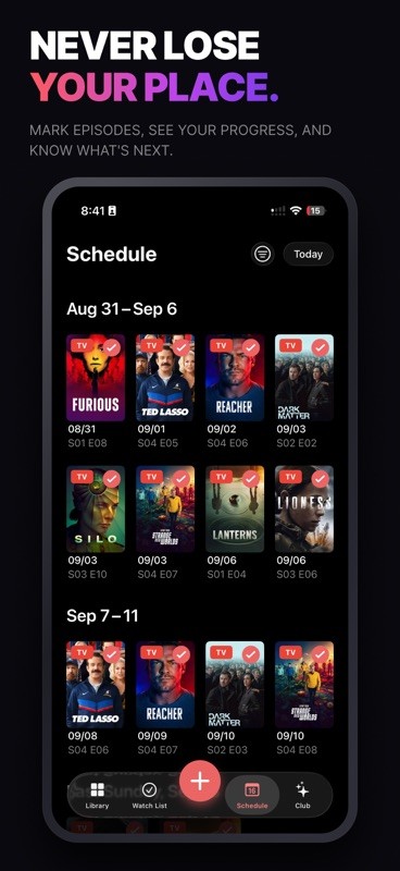 tv show trac. 截图