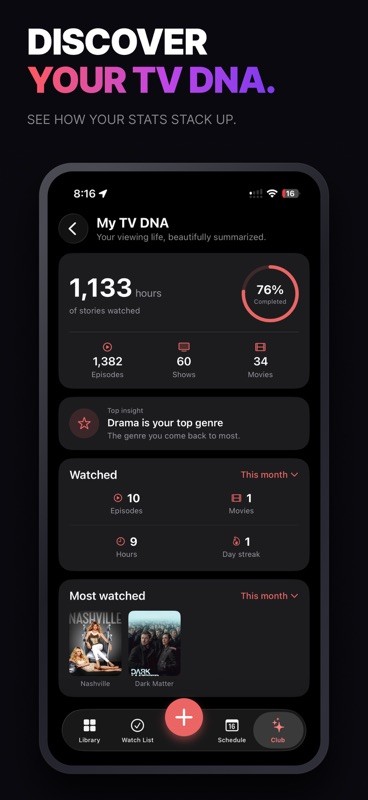 tv show trac. 截图