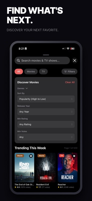 tv show trac. 截图