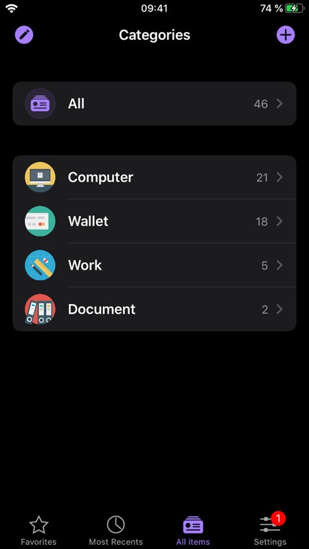oneSafe 截图