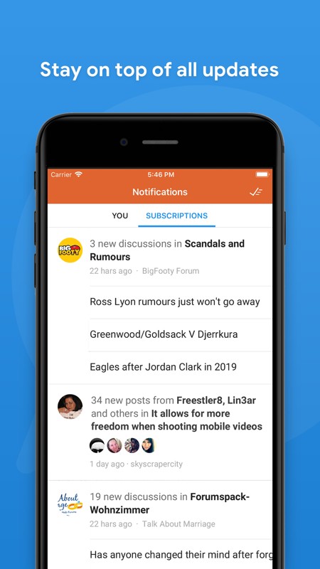 Tapatalk 截图