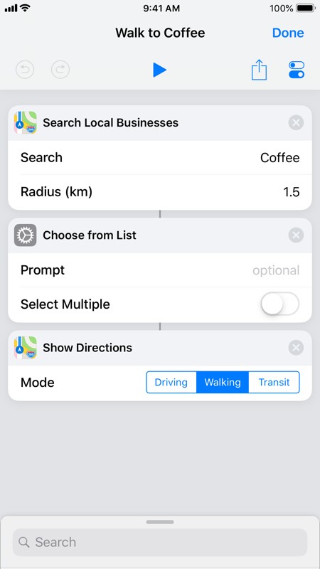 快捷指令Workflow 截图