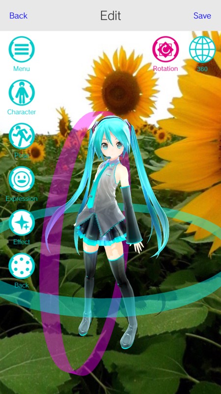 THETA MIKU 截图