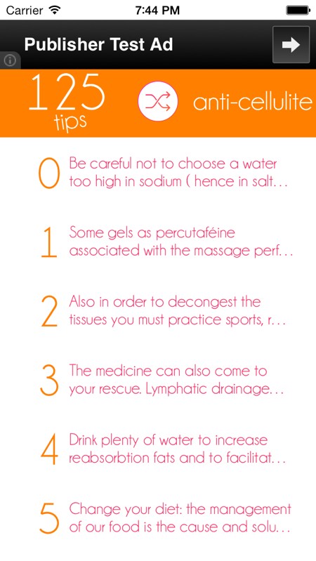 125 Conseils AntiCellulite 截图